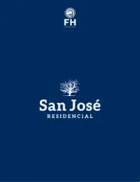 Brochure San José Residencial, Desarrollo Inmobiliaria FH